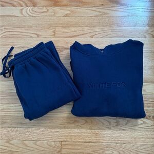 White Fox Sweat Set
